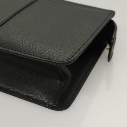 Salvatore Ferragamo Vintage clutch Bag Leather, BLACK, LEATHER, Clutche & pouche