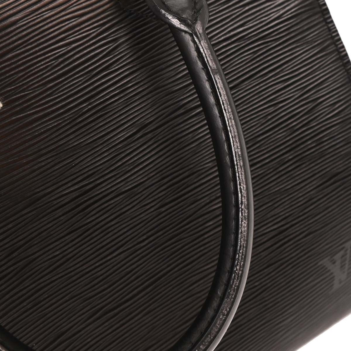 Louis Vuitton Pont Neuf Handbag Epi Leather, BLACK, LEATHER, Handbag