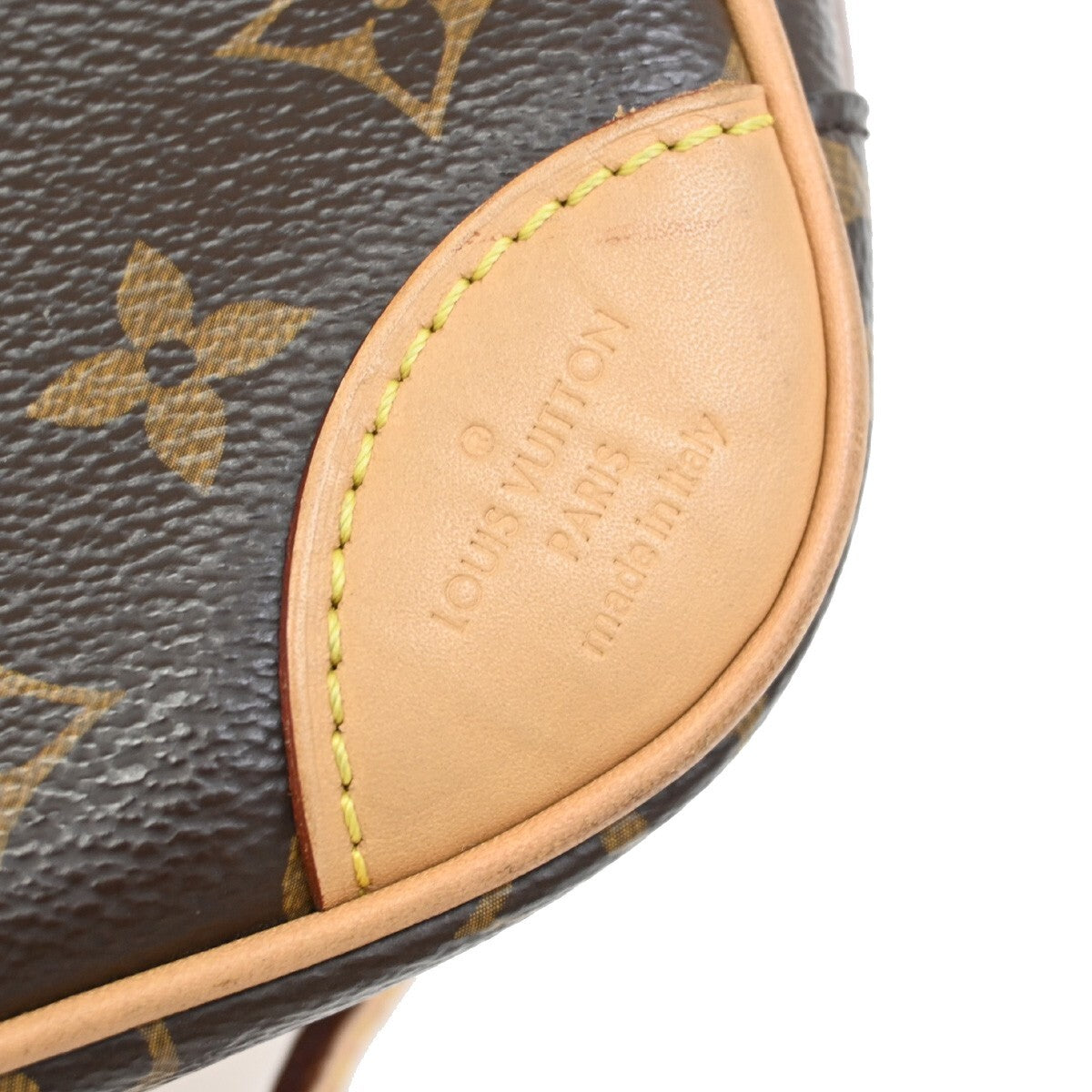 Louis Vuitton Deauville Handbag Monogram Canvas, BROWN, CANVAS, Handbag