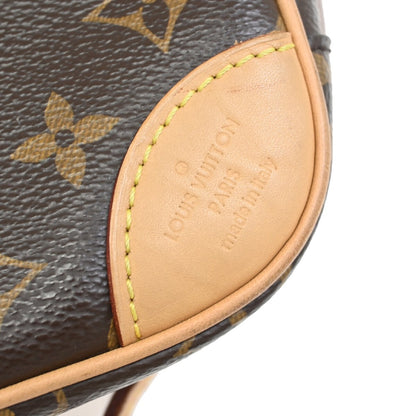 Louis Vuitton Deauville Handbag Monogram Canvas, BROWN, CANVAS, Handbag