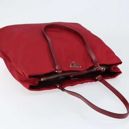 Prada Vintage Tote Tessuto, RED, NYLON, Tote bag