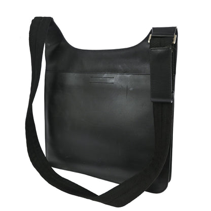 Prada Vintage Shoulder Bag Leather, BLACK, LEATHER, Shoulder bag