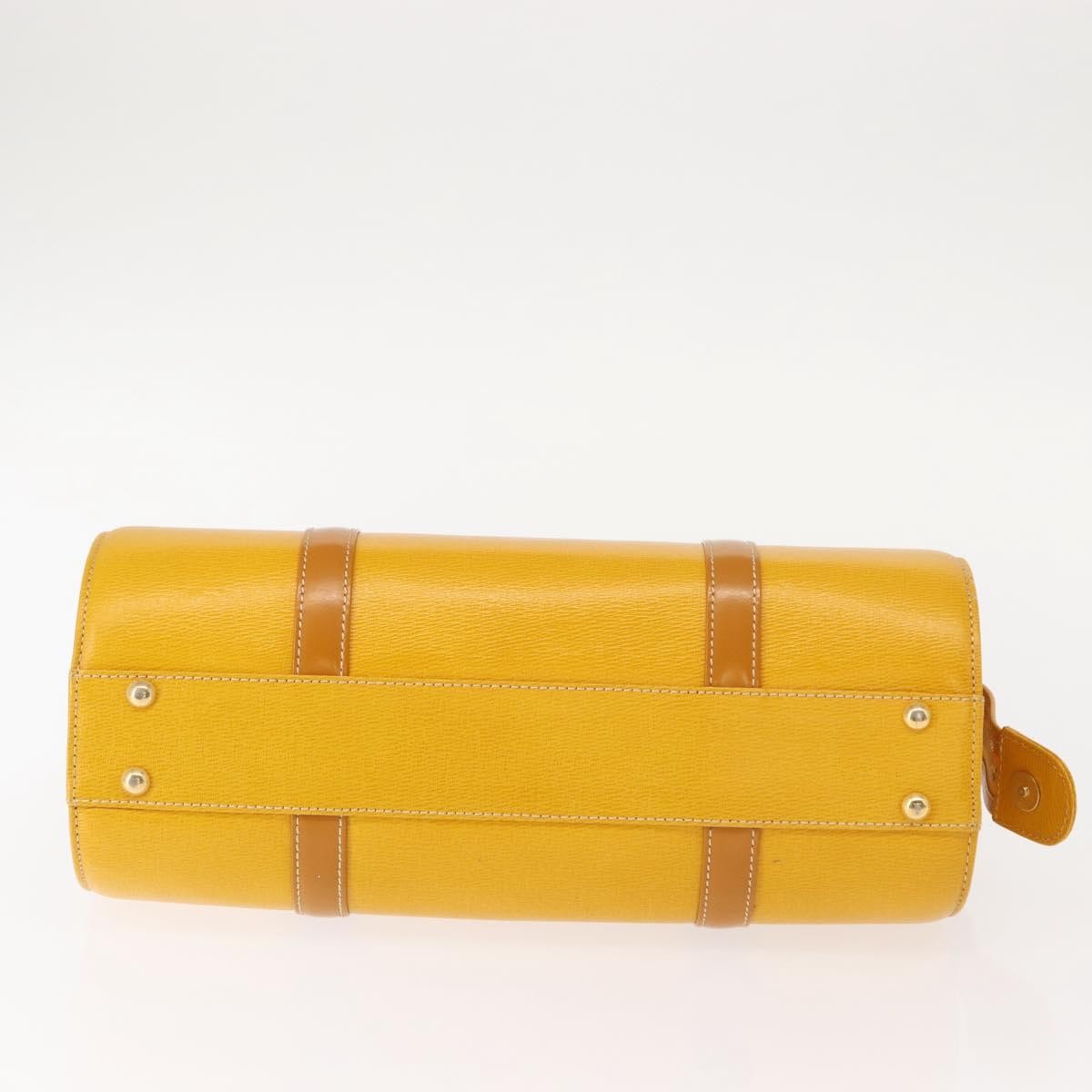 Burberry Vintage Handbag Leather, YELLOW, LEATHER, Handbag