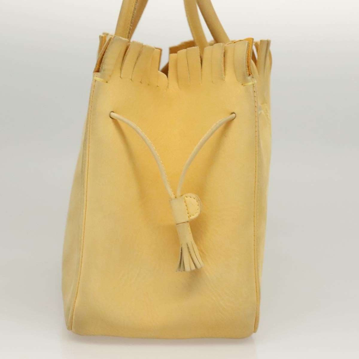 Salvatore Ferragamo Vintage Tote bag Suede, YELLOW, SUEDE, Tote bag