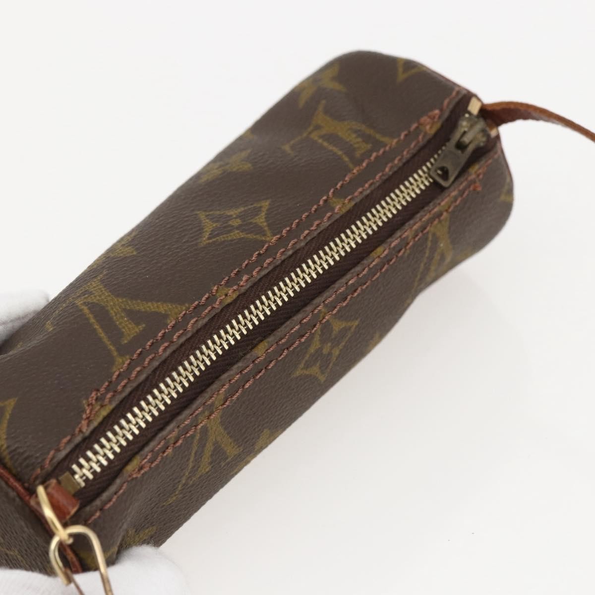 Louis Vuitton Papillon Pochette Monogram Canvas, BROWN, CANVAS, Clutche & pouche