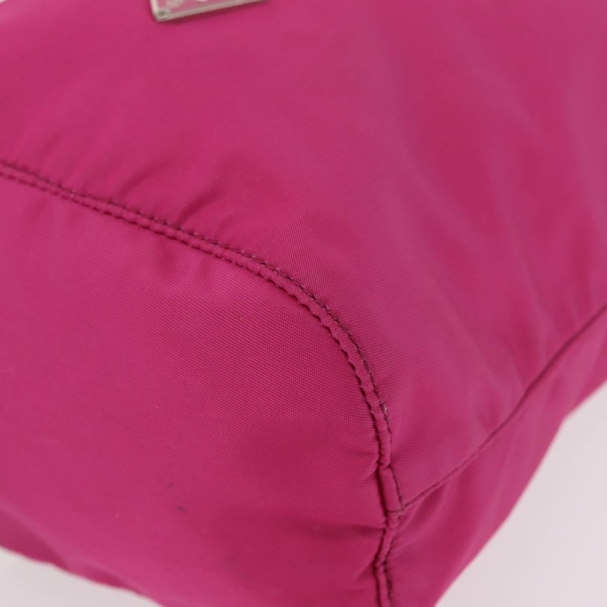 Prada Pochette Nylon, PINK, NYLON, Clutche & pouche
