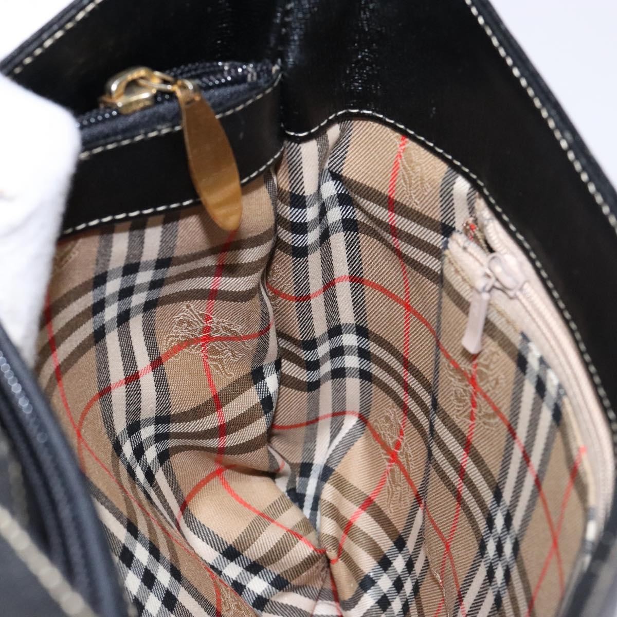 Burberry Shoulder Bag Leather, BLACK, LEATHER, Shoulder bag