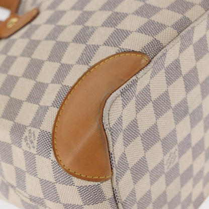 Louis Vuitton Hampstead Handbag Damier, WHITE, CANVAS, Tote bag