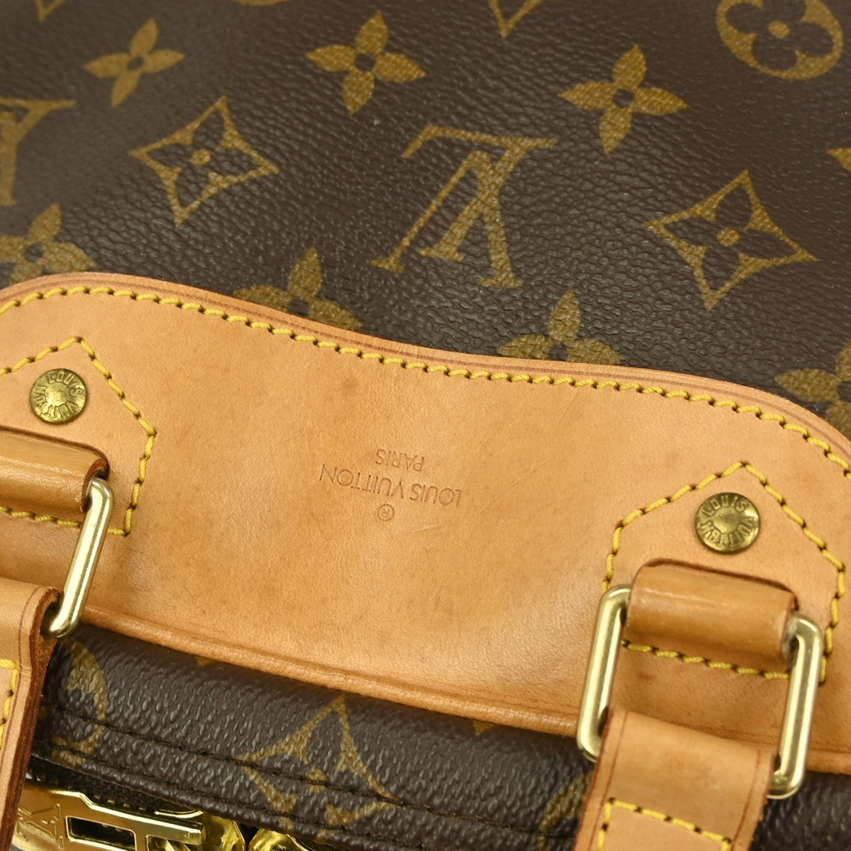 Louis Vuitton Excursion Handbag Monogram Canvas, BROWN, CANVAS, Handbag
