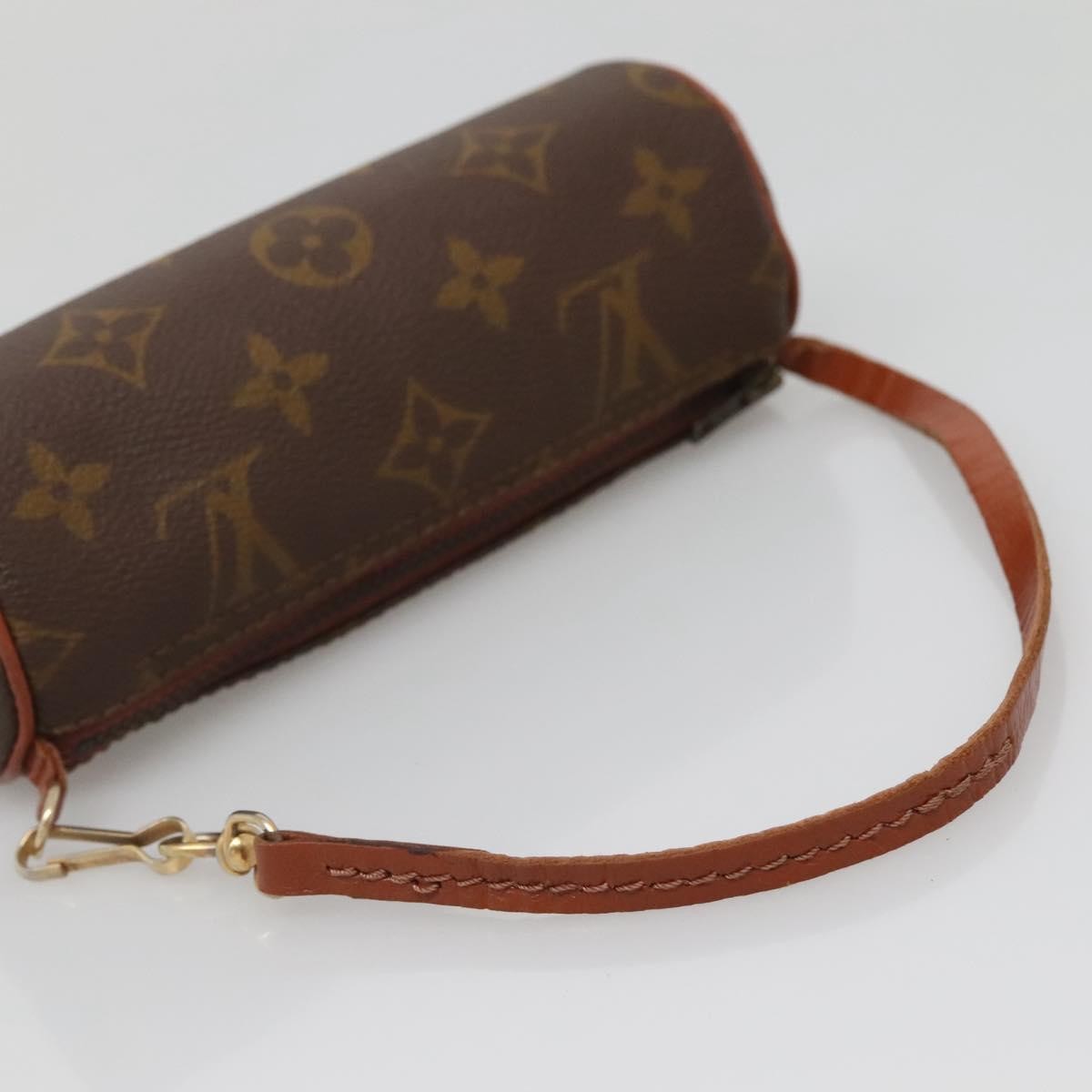 Louis Vuitton Papillon Pochette Monogram Canvas, BROWN, CANVAS, Clutche & pouche