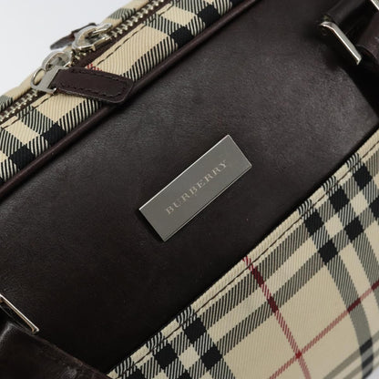 Burberry Nova Check Tote Canvas and Leather, BEIGE, NYLON, Tote bag