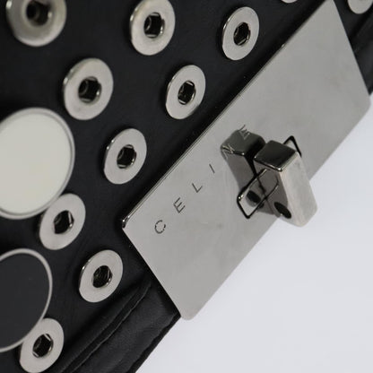 Celine Handbag Leather, BLACK, LEATHER, Handbag