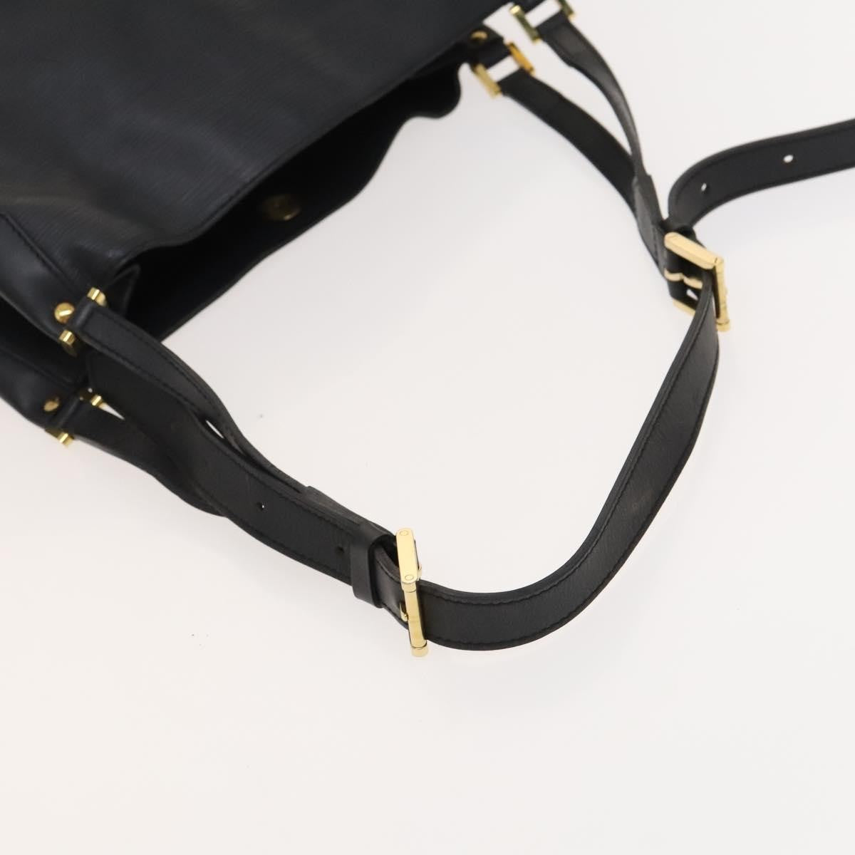 Louis Vuitton Mandara Handbag Epi Leather, BLACK, LEATHER, Handbag