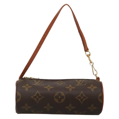 Louis Vuitton Papillon Pochette Monogram Canvas, BROWN, CANVAS, Handbag
