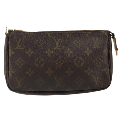 Louis Vuitton Pochette Accessoires NM Monogram Canvas, BROWN, CANVAS, Clutche & pouche