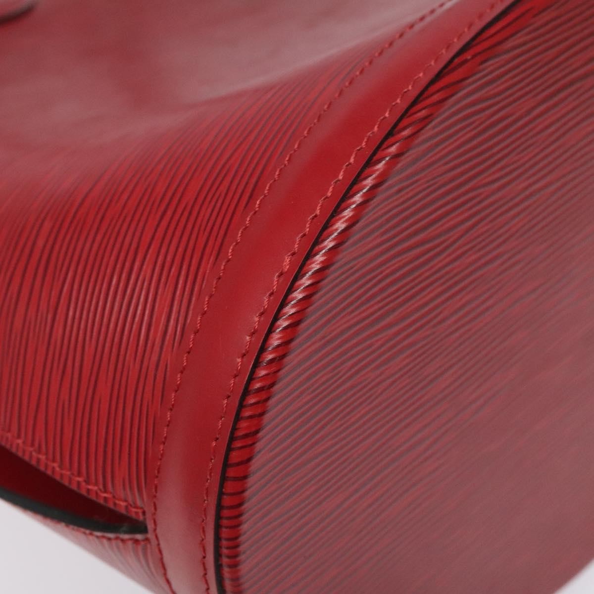 Louis Vuitton Cluny Shoulder Bag Epi Leather, RED, LEATHER, Shoulder bag