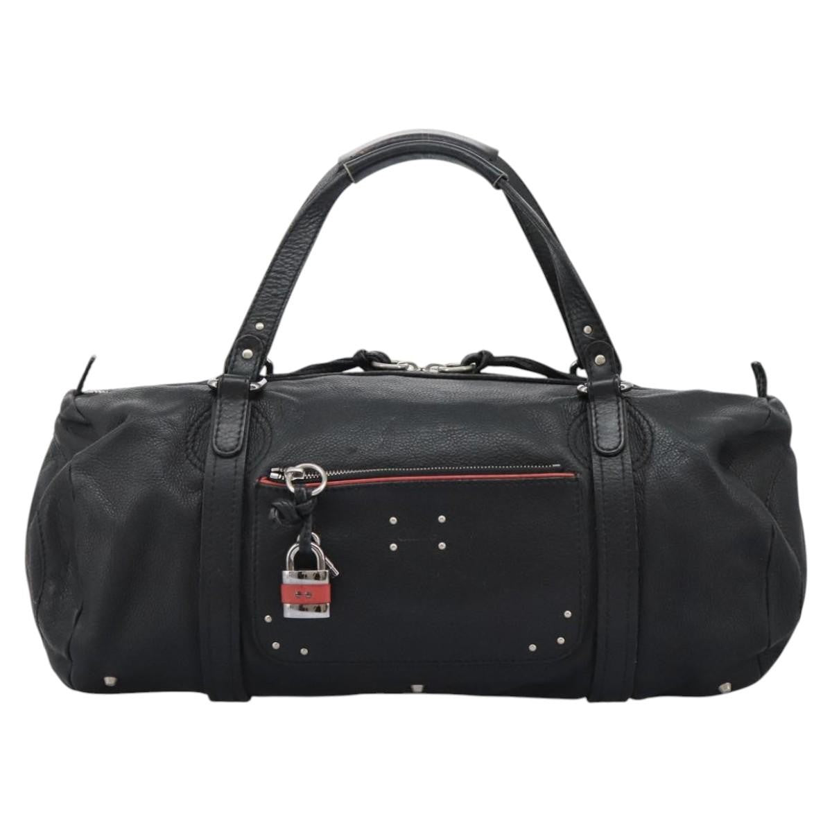 Chloe Paddington travel bag Leather, BLACK, LEATHER, Travel bag