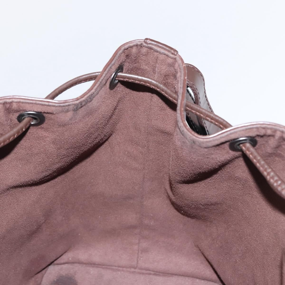 Louis Vuitton Petit Noe Handbag Epi Leather, BROWN, LEATHER, Shoulder bag