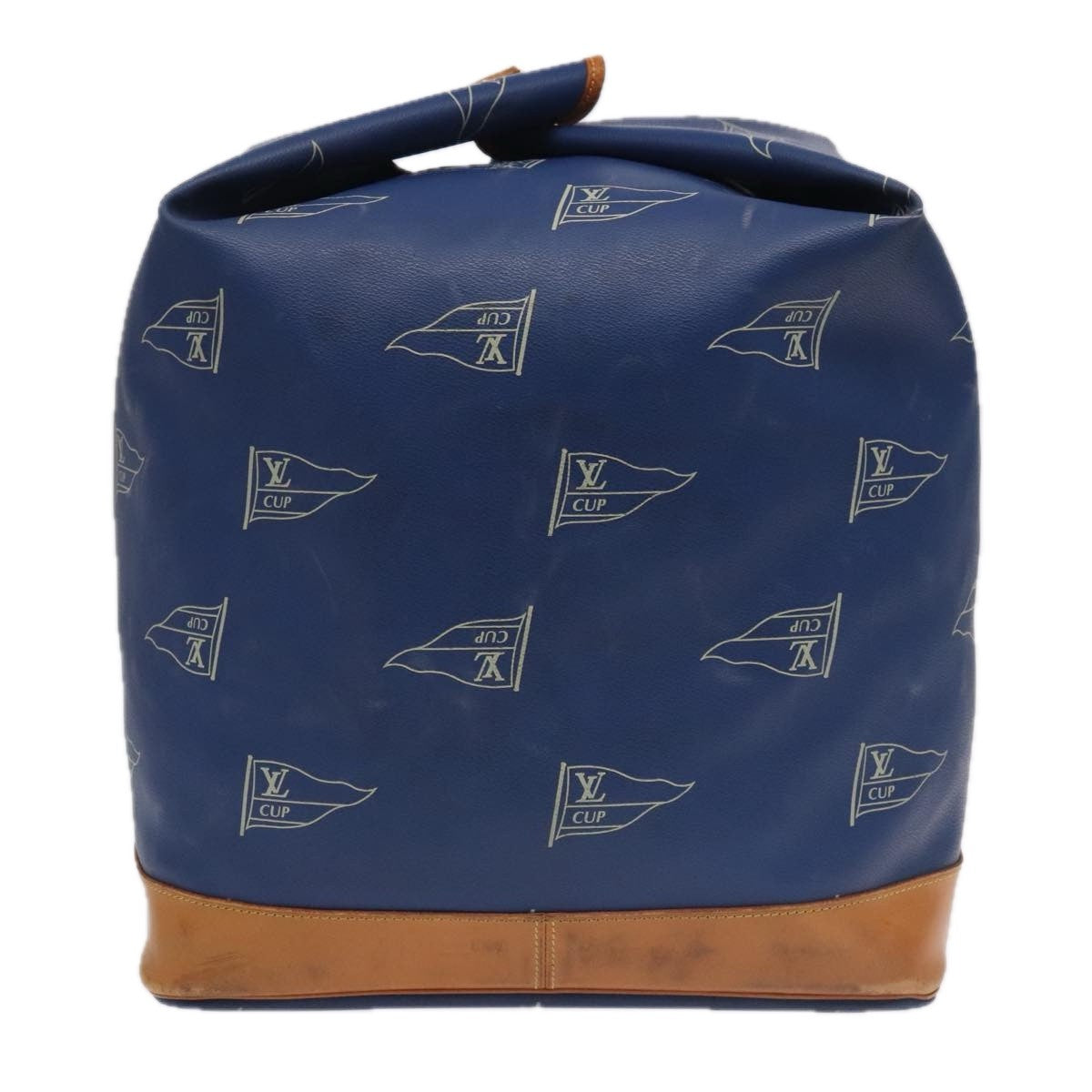 Louis Vuitton Cup Sac Marin Bandouliere Bag Coated Canvas, BLUE, CANVAS, Shoulder bag