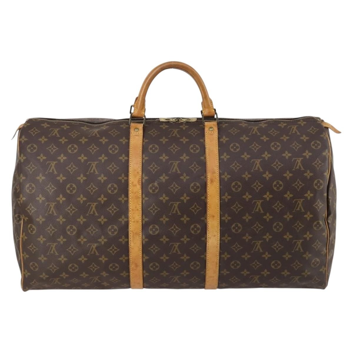 Louis Vuitton Keepall Bag Monogram Canvas, MULTICOLOUR, CANVAS, Travel bag
