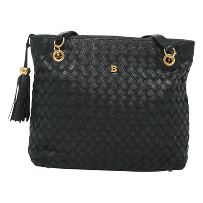 Bally Vintage Shoulder Bag Quilted leather, Black, Leather, Shoulder Bag