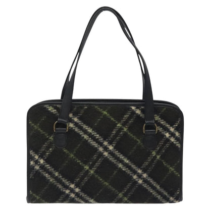Burberry Nova Check Handbag Tweed, KHAKI, WOOL, Handbag
