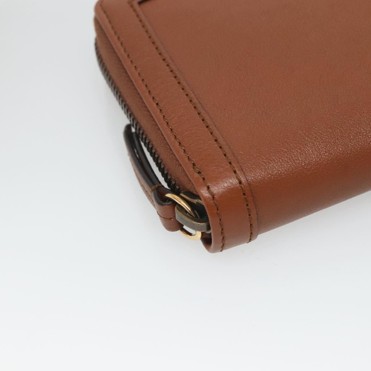 Gucci Diana Zip Around Wallet Leather, BROWN, LEATHER, Wallets
