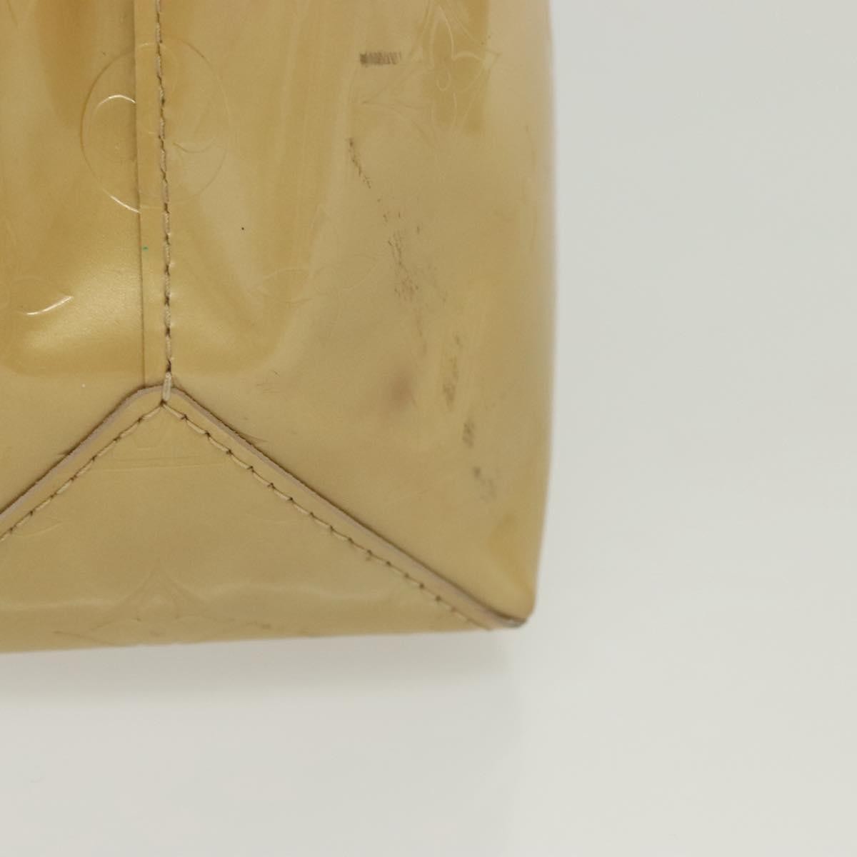 Louis Vuitton Reade Handbag Monogram Vernis, BEIGE, PATENT_LEATHER, Handbag