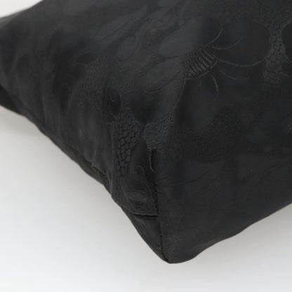 Versace Vintage Tote Nylon, BLACK, NYLON, Tote bag