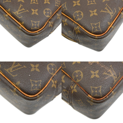 Louis Vuitton Deauville Handbag Monogram Canvas, BROWN, LEATHER, Handbag