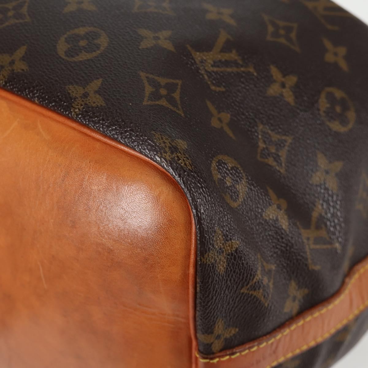 Louis Vuitton Petit Noe Handbag Monogram Canvas, BROWN, CANVAS, Handbag