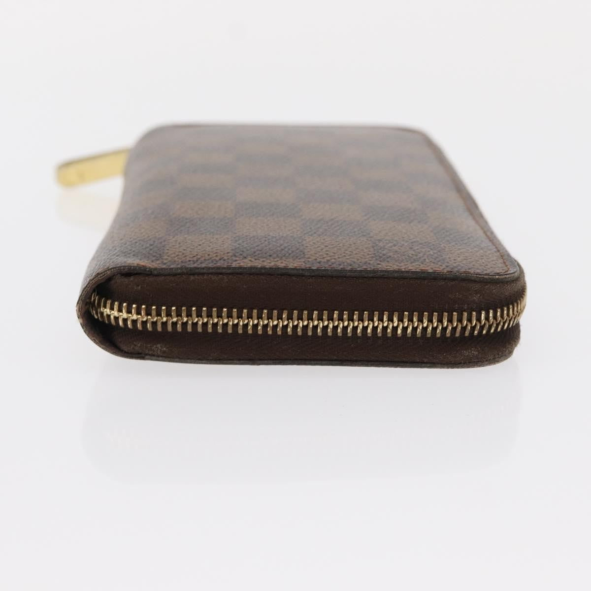 Louis Vuitton Zippy Wallet NM Damier, BROWN, CANVAS, Wallets