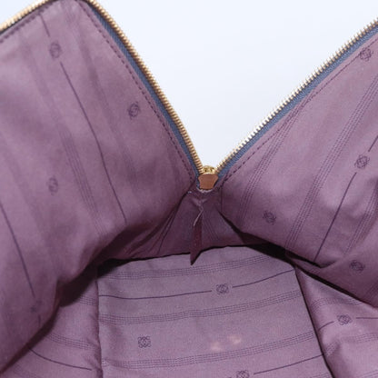 Loewe Anagram handbag Leather, BLUE, LEATHER, Handbag