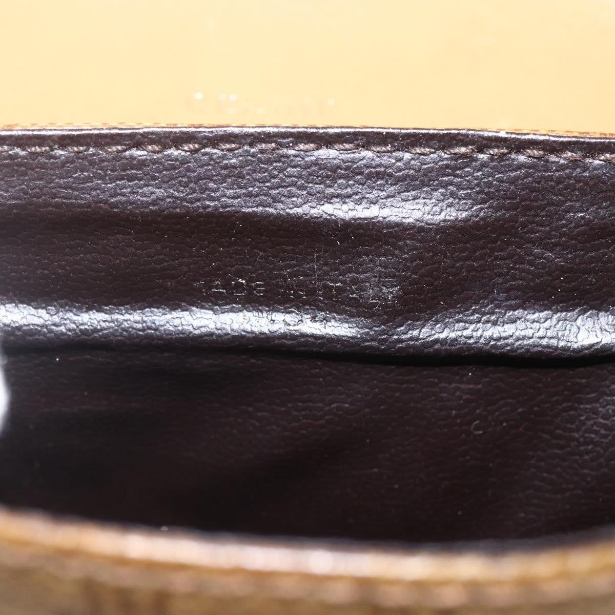 Celine Vintage Macadam Shoulder Bag Canvas, BEIGE, PVC, Shoulder bag