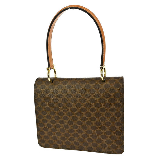 Celine Triomphe vintage handbag Macadam canvas, BROWN, CANVAS, Handbag