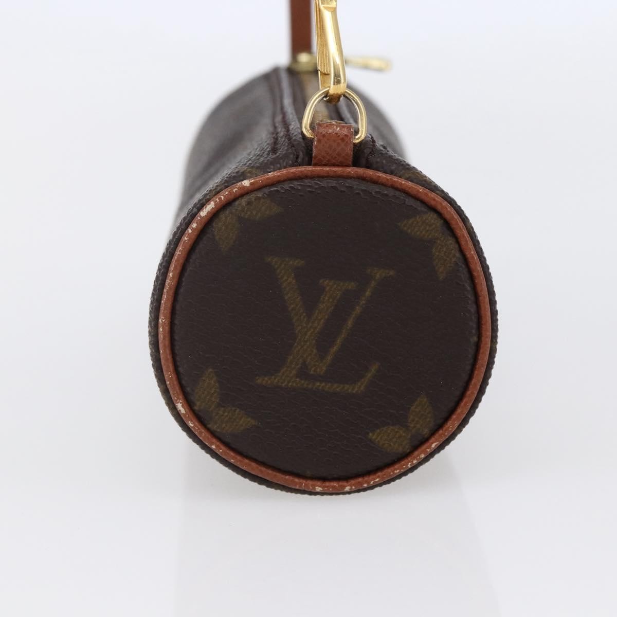 Louis Vuitton Papillon Pochette Monogram Canvas, BROWN, CANVAS, Clutche & pouche