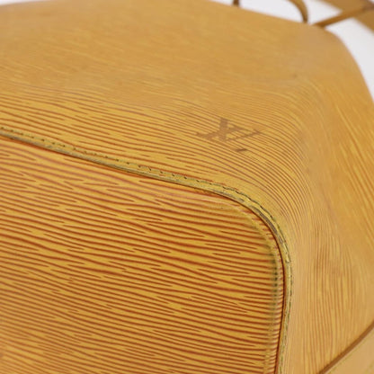 Louis Vuitton Petit Noe Handbag Epi Leather, YELLOW, LEATHER, Shoulder bag