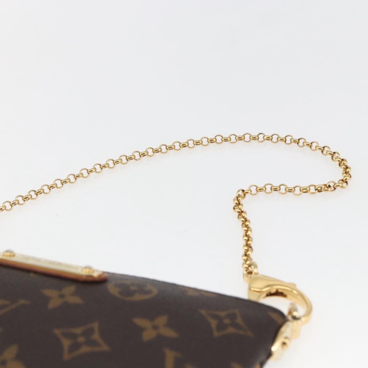 Louis Vuitton Milla Pochette Monogram Canvas, BROWN, CANVAS, Clutche & pouche
