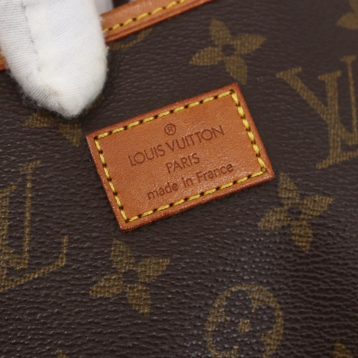 Louis Vuitton Saumur Handbag Monogram Canvas, BROWN, CANVAS, Shoulder bag