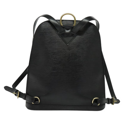 Louis Vuitton Gobelins Backpack Epi Leather, BLACK, LEATHER, Backpack