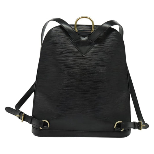 Louis Vuitton Gobelins Backpack Epi Leather, BLACK, LEATHER, Backpack