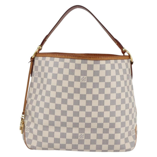 Louis Vuitton Delightful NM Handbag Damier, WHITE, CANVAS, Handbag