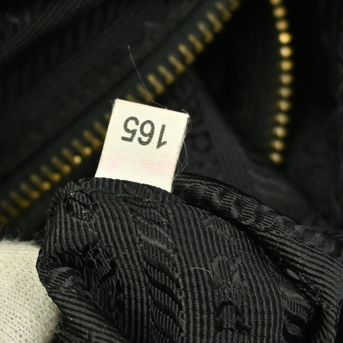 Prada Zip Convertible Shopping Tote Tessuto with Saffiano Leather, BLACK, NYLON, Tote bag