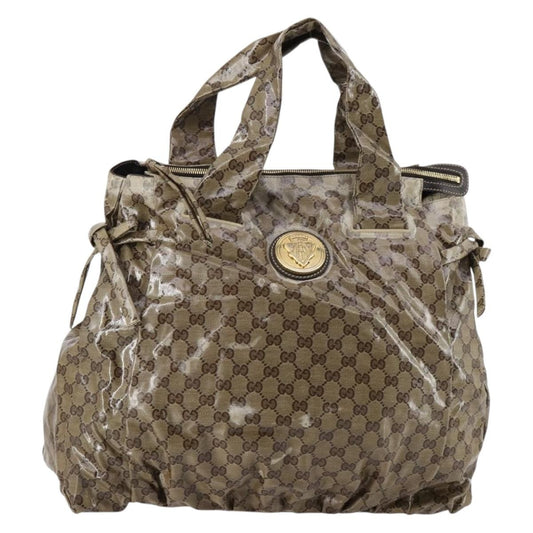 Gucci Hysteria Tote GG Coated Canvas, BEIGE, CANVAS, Tote bag