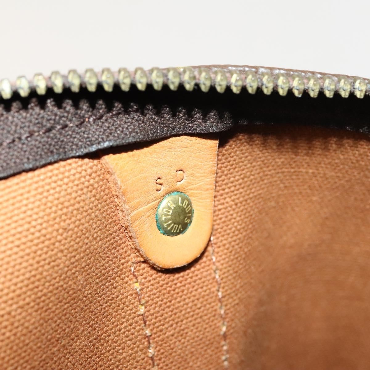 Louis Vuitton Keepall Bandouliere Bag Monogram Canvas, BROWN, CANVAS, Travel bag