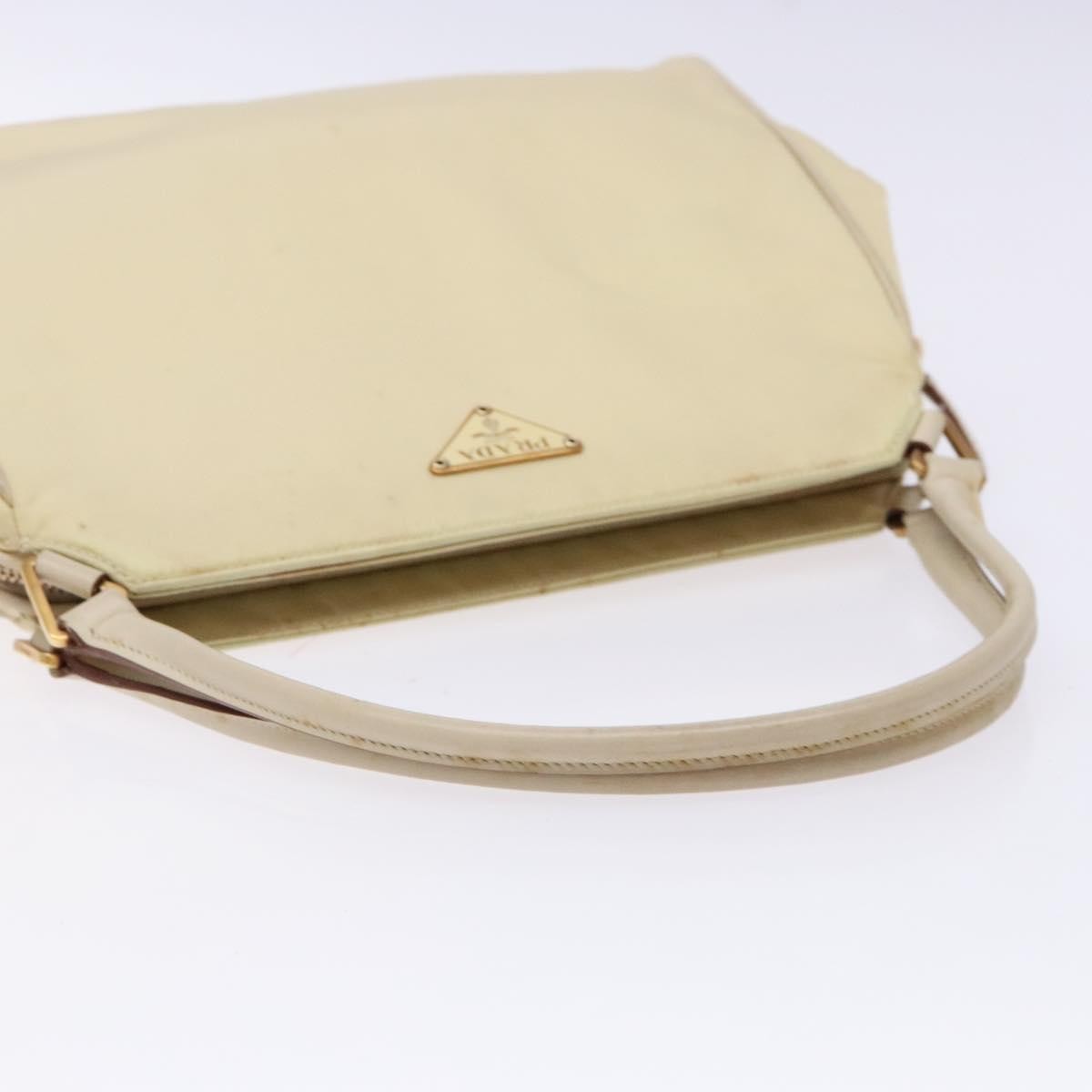 Prada Vintage Handbag Tessuto, BEIGE, NYLON, Handbag