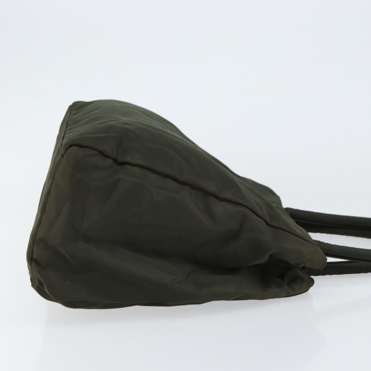 Prada Vintage Zip Tote Tessuto, KHAKI, NYLON, Tote bag