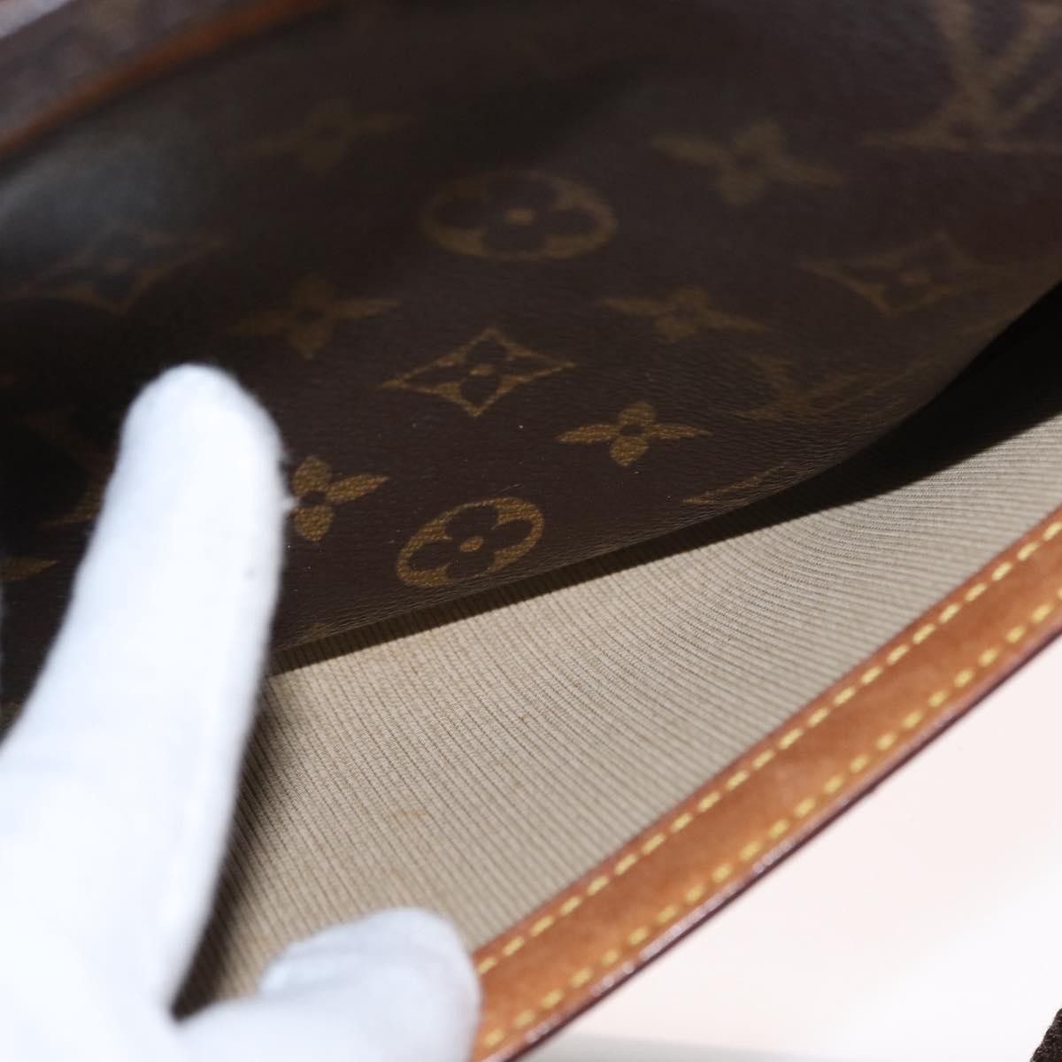 Louis Vuitton Reporter Bag Monogram Canvas, BROWN, CANVAS, Bag