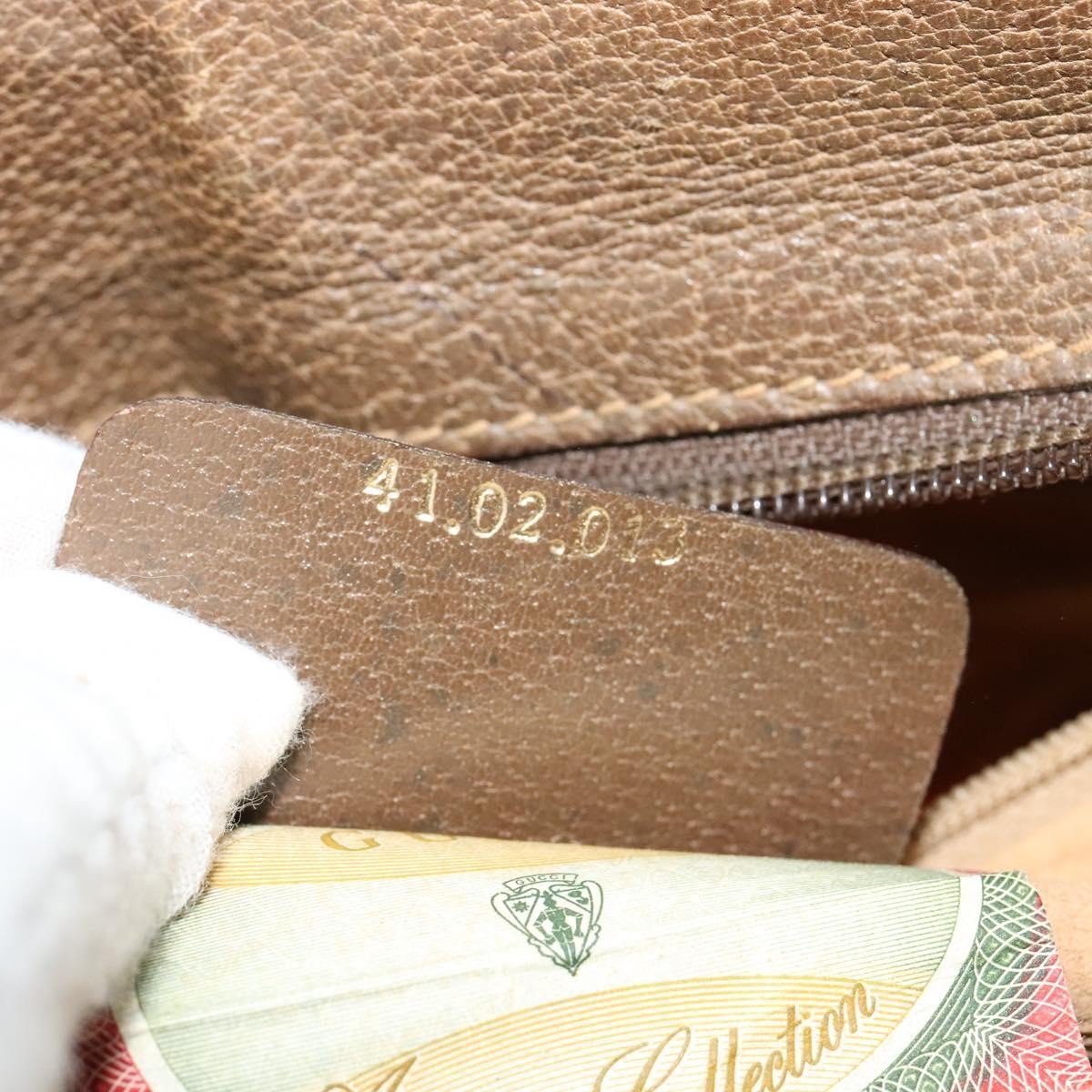 Gucci Vintage Shoulder Bag GG Coated Canvas, BEIGE, PVC, Shoulder bag