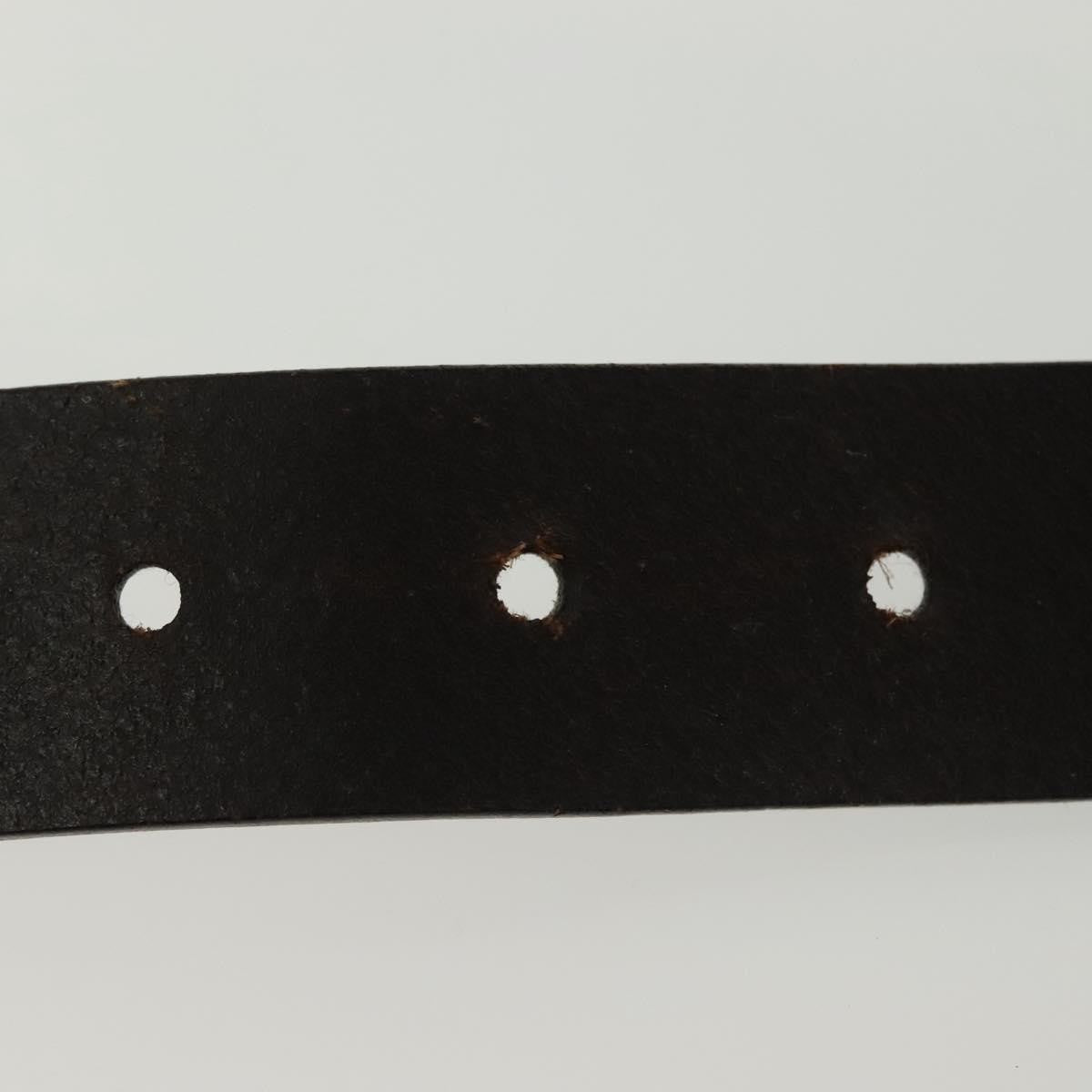 Gucci Sherry Line Belt Leather, BLACK, LEATHER, Belts